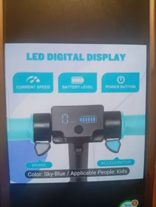 Patinete eléctrico para niños de 6 a 12 años
