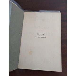 ( 1953 ) Historia de la Seo de Urgel