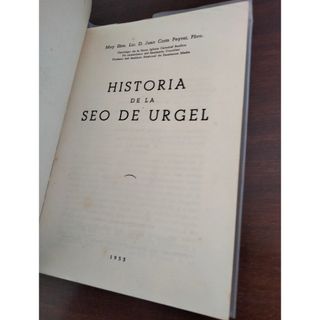 ( 1953 ) Historia de la Seo de Urgel
