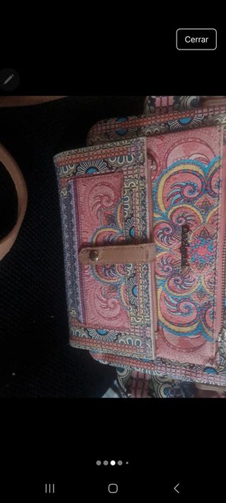 Lote 3 bolsos Desigual tonos pastel