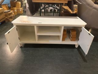 Mueble TV madera blanco