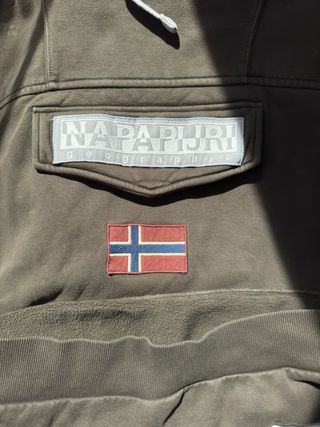 Napapijri Iconic Burgee Hoodie Green Military