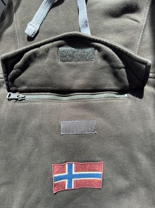 Napapijri Iconic Burgee Hoodie Green Military