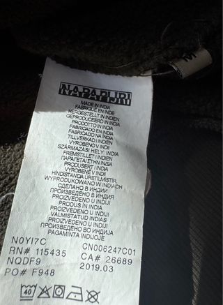 Napapijri Iconic Burgee Hoodie Green Military