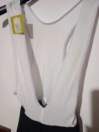 Mono de ciclismo negro y blanco,talla S