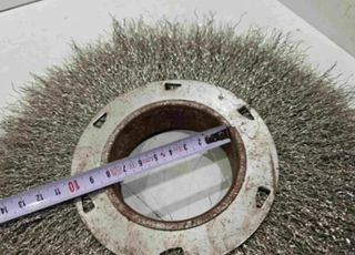 CEPILLO CIRCULAR DE ALAMBRE ACERO INOX Ø 250mm