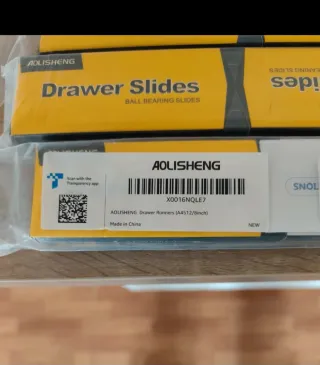 4 Paquetes Guías Telescópicas Cajones