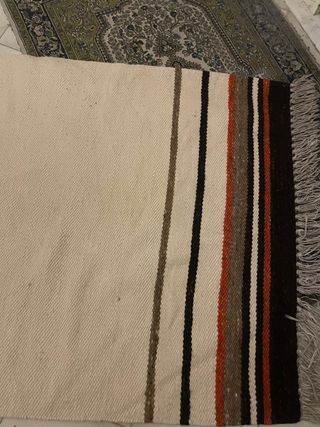 Tappeto lana vergine 120x200 beige/marrone