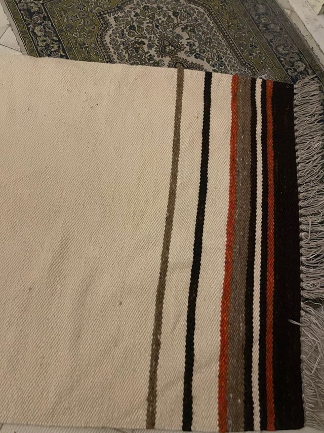 Tappeto lana vergine 120x200 beige/marrone