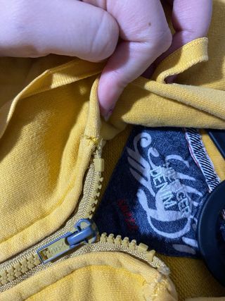 Sudadera Tommy Hilfiger Amarilla Talla M-L