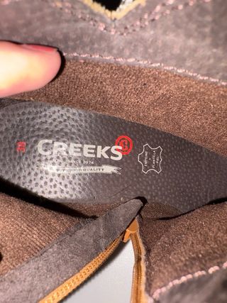 Botines Creeks Piel Talla 48