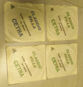 Lotto 4 Vinili 45 Giri Claudio Villa