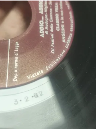 Lotto 4 Vinili 45 Giri Claudio Villa