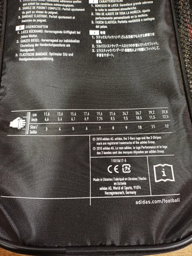 Guanti portiere Adidas Response Training 10.5