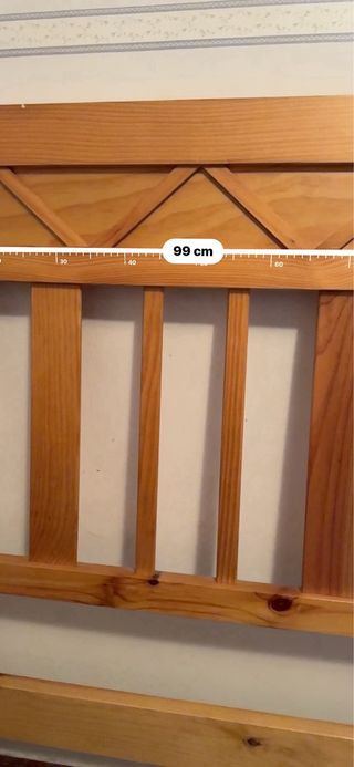 Cabezal y Mesita de noche de 90cm