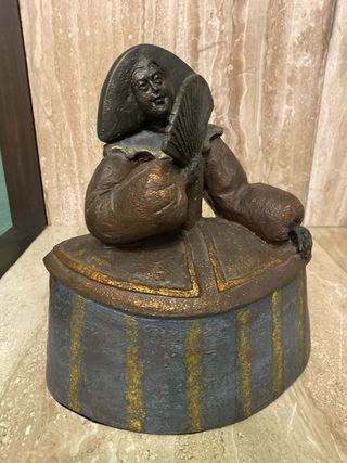 Figura Menina Resina Marmolina