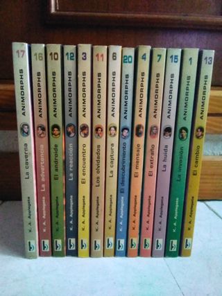 Lote de libros "Animorphs"