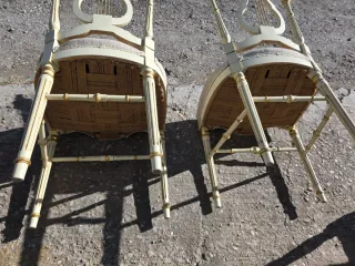 2 Sillas Antiguas Lira