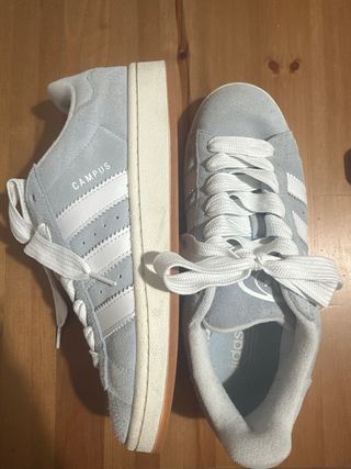 Adidas Campus 00s Azul Claro y Blancas