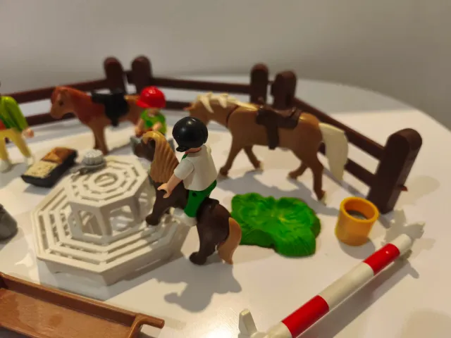 Playmobil hípica o Granja con Caballos y Figuras