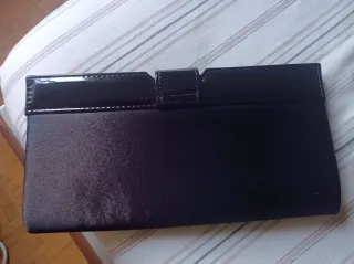 Cartera de mano fiesta negra.