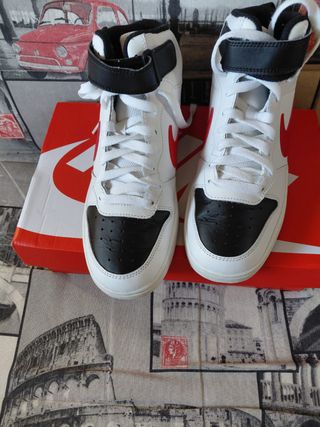 Zapatillas Nike Jordan Hombre Blancas Negras