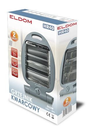 Calefactor Eldom HR40 Cuarzo 800W