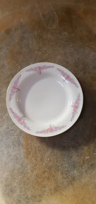 Set 6 piatti Porcellana decorati vintage