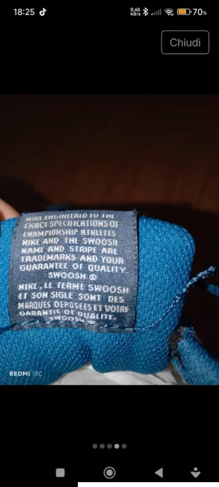 Scarpe Nike Blu Bambino