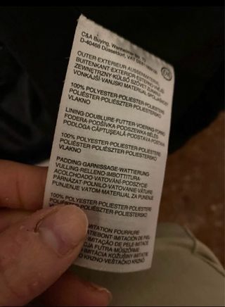 Chaqueta pelo sintética