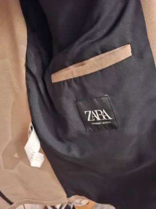 Americana Zara Beige Hombre nueva