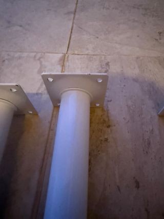 Patas de mesa/escritorio blancas (4 unidades)