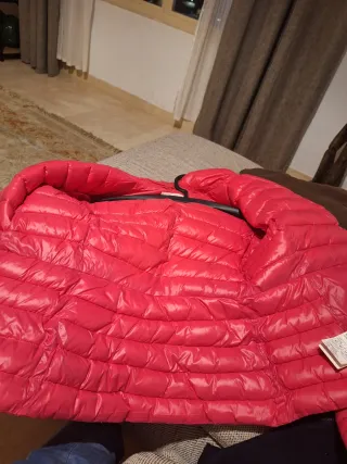 Chaqueta Orsa acolchada rosa Talla S