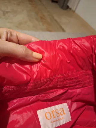 Chaqueta Orsa acolchada rosa Talla S