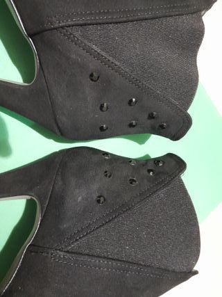 Gambaletto tacchi nero Evan Guard