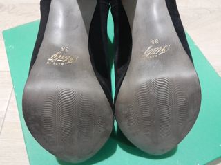 Gambaletto tacchi nero Evan Guard