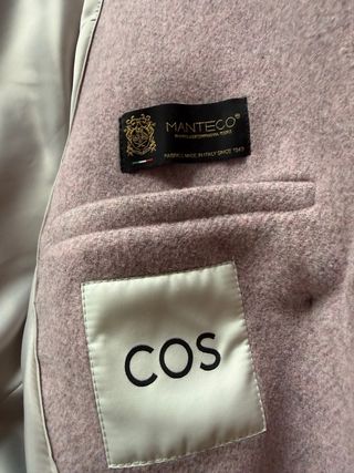 Abrigo COS rosa
