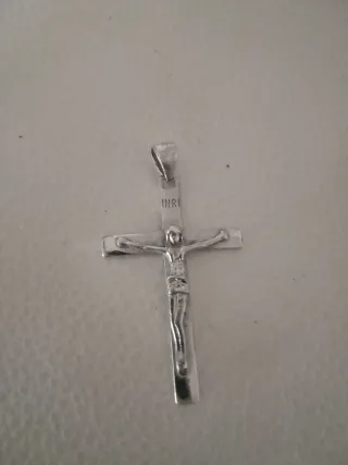!!!Cadena de plata con cruz de Cristo!!!!