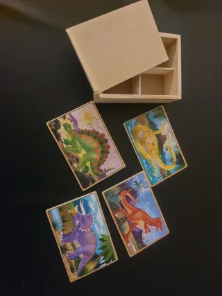 Puzzles de dinosaurios 12 piezas