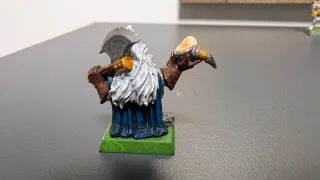 Enano Blanco Warhammer Edición Especial metal