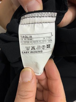 Vestito Benetton nero donna