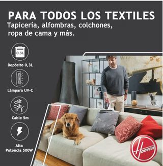 Aspirador Mano Antiácaros Hoover POCO USADO