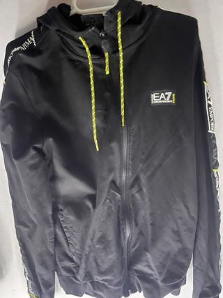 Chaqueta Deportiva EA7 Emporio Armani Hombre Negra