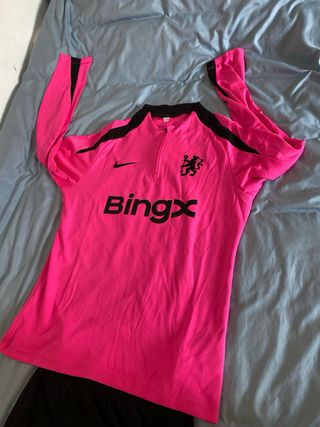Conjunto Nike Chelsea Negro y Rosa
