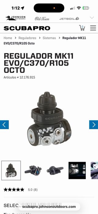 Pack completo Regulador Scubapro MK11 EVO C370