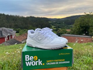 New Balance 550 Blanco/Gris Hombre ,talla 42
