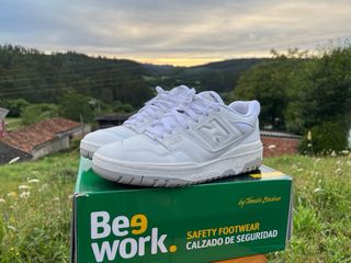 New Balance 550 Blanco/Gris Hombre ,talla 42