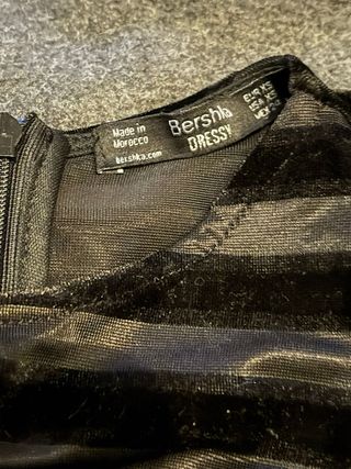 VESTIDO BERSKHA NEGRO XS