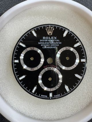 Quadrante Rolex Daytona Nero Argento