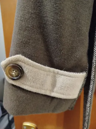 Cappotto corto Rinascimento donna marrone e beige